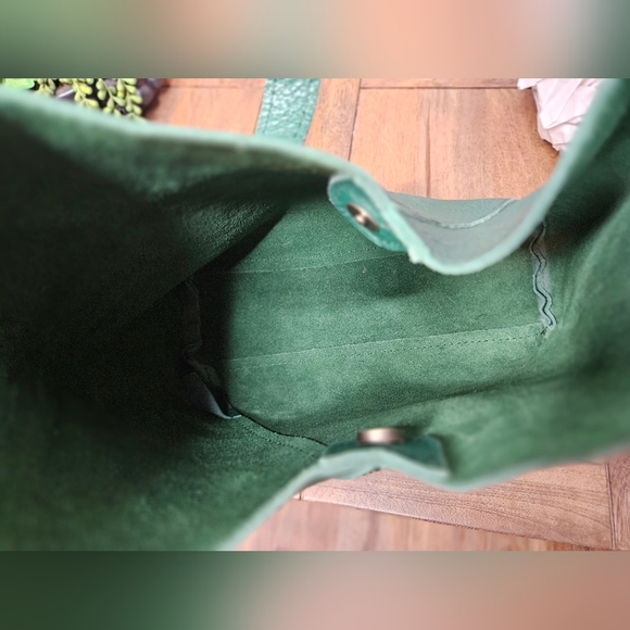 Portland Leather Goods Large Naomi Bacalar Green - Picture 8 of 13